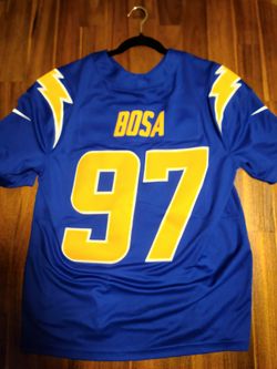 OBO--Joey Bosa #97 Royal Blue Nike Vapor Limited Jersey (L)