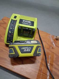 Ryobi 24V Lithium Battery and Charger