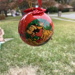Disney Enesco 1996 Mickey And Pluto Christmas Tree Ornament