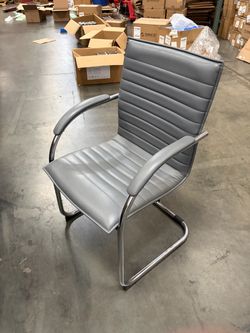 Gray Office Conference Chair – Modern Guest Chair
