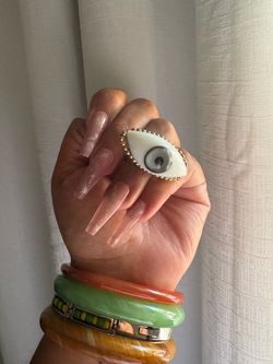 Evil eye ring