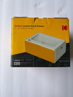 Kodak Instant Dock Printer PD460 4x6 Photo Printer - Set of 2 w/ Cords