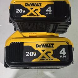 Dewalt 4ah  20v Batteries Battery New