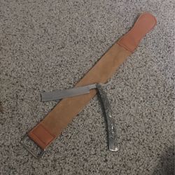 Straight Razor and Strop.