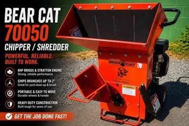 💪 Bear Cat 70050 Chipper / Shredder 💲 $895 OBO 📍 Graham, WA