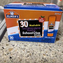 Elmer's Disappearing Purple School Glue Sticks