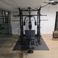 Smith Machine 2001 | Multi-Use Adj Bench | Gym Equipment | Fitness | Squat Rack | Excercise |🔴WEIGHTS AND BARBELL SOLD SEPARATELY 🔴 FREE DELIVERY 🚚