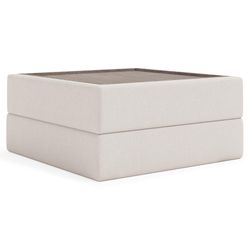 Vista Gray Ottoman