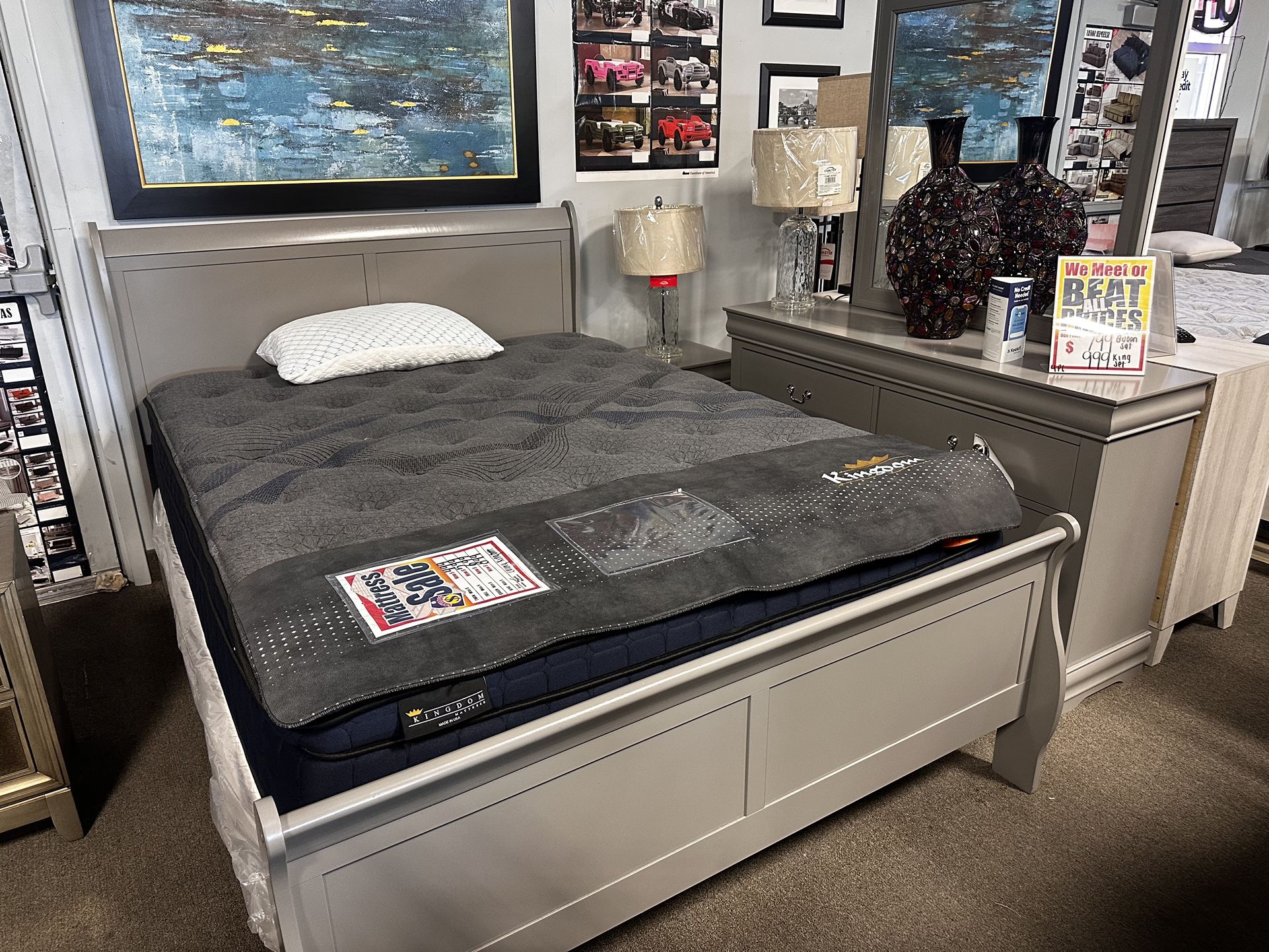 Gorgeous Bedroom Set! $699 🩶🔥