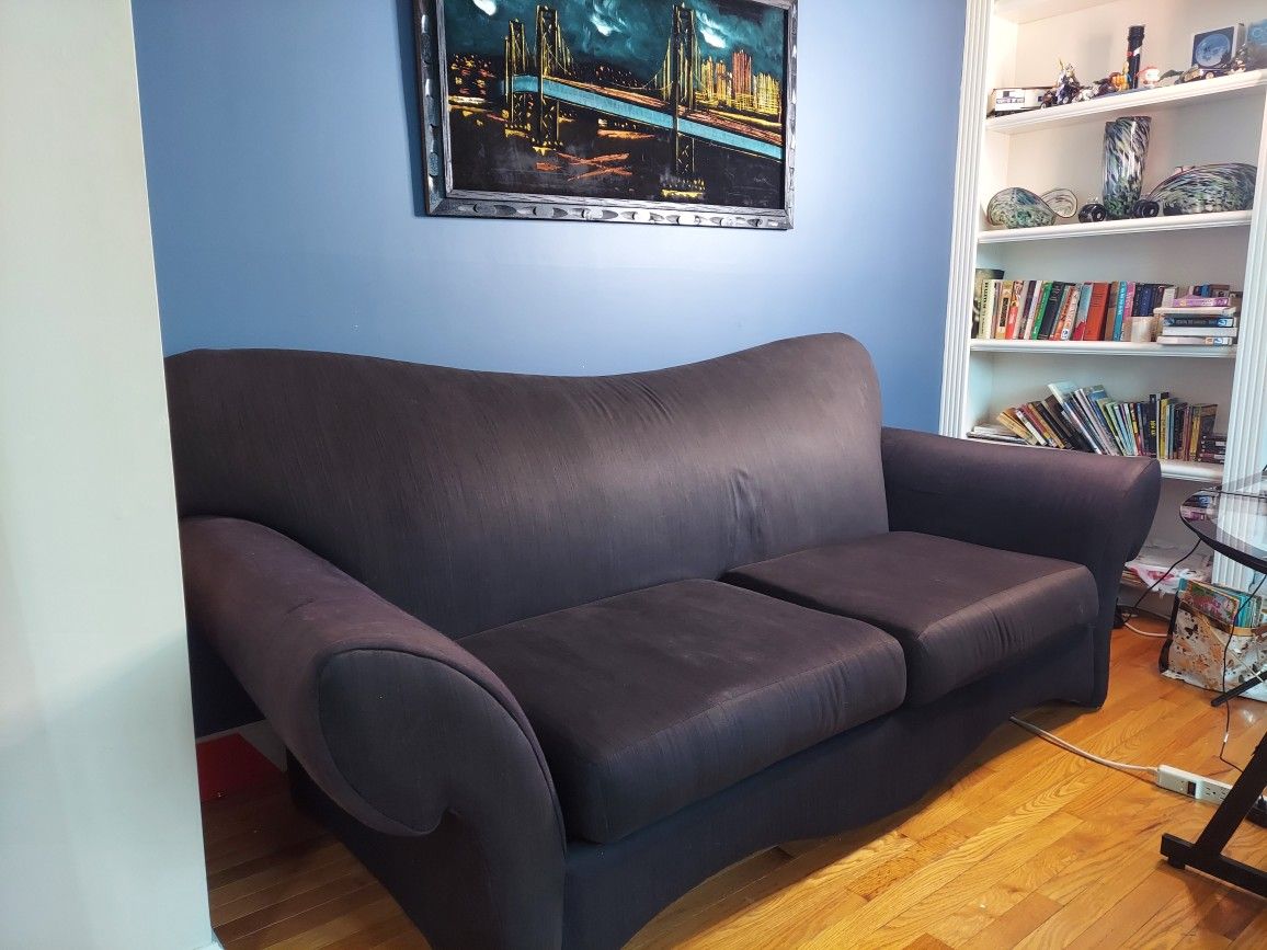 FREE Comfy Black Sofa 