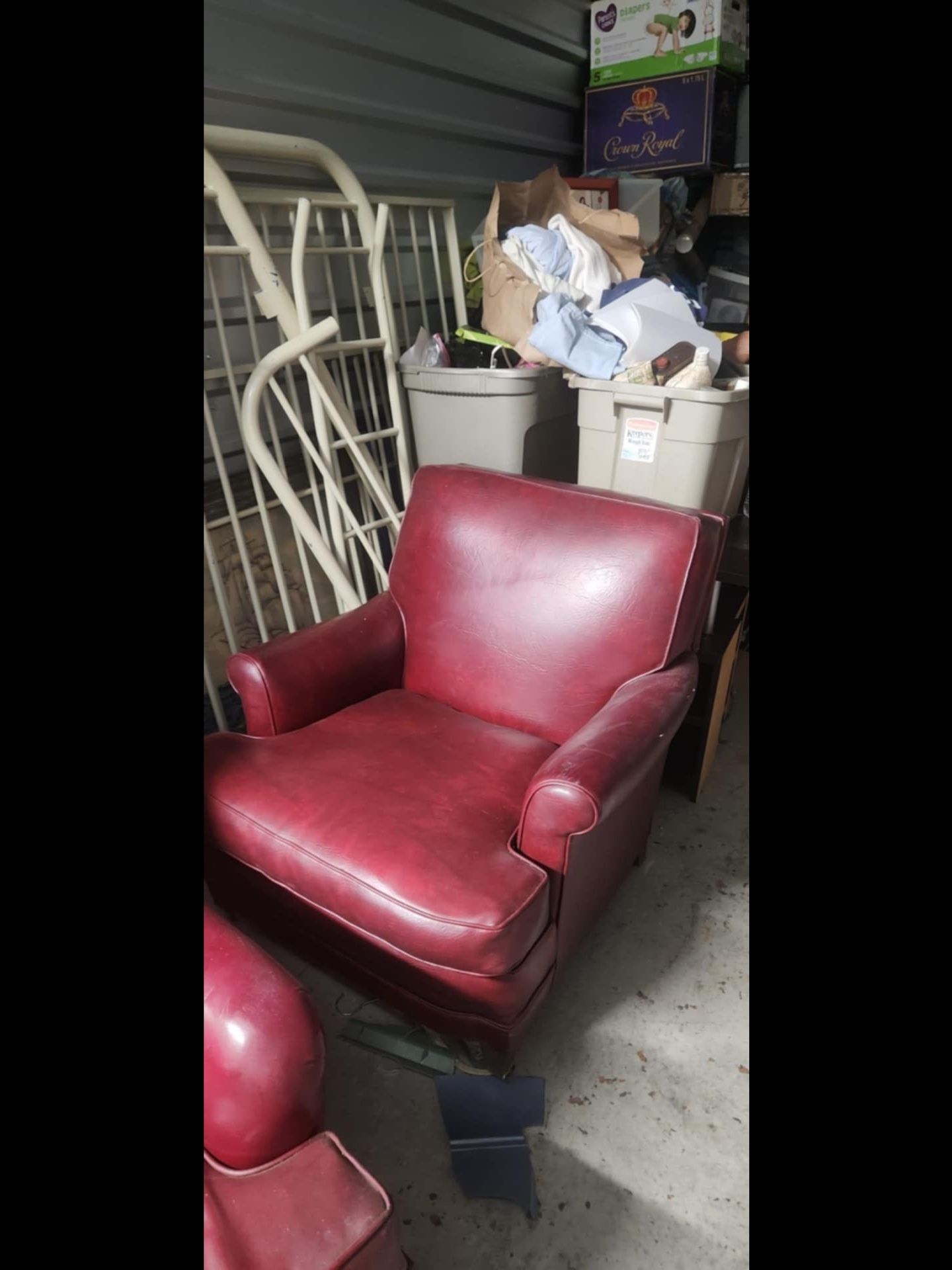 2 Burgundy Chairs