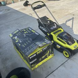 RYOBI 40V HP Brushless 20 in. Cordless Battery Walk Behind Push Lawn Mower with 6.0 Ah Battery and Charger