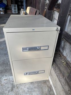 File cabinet, with fire proof safe