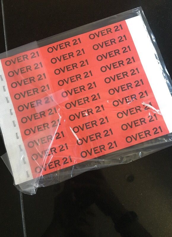 Event wrist bands