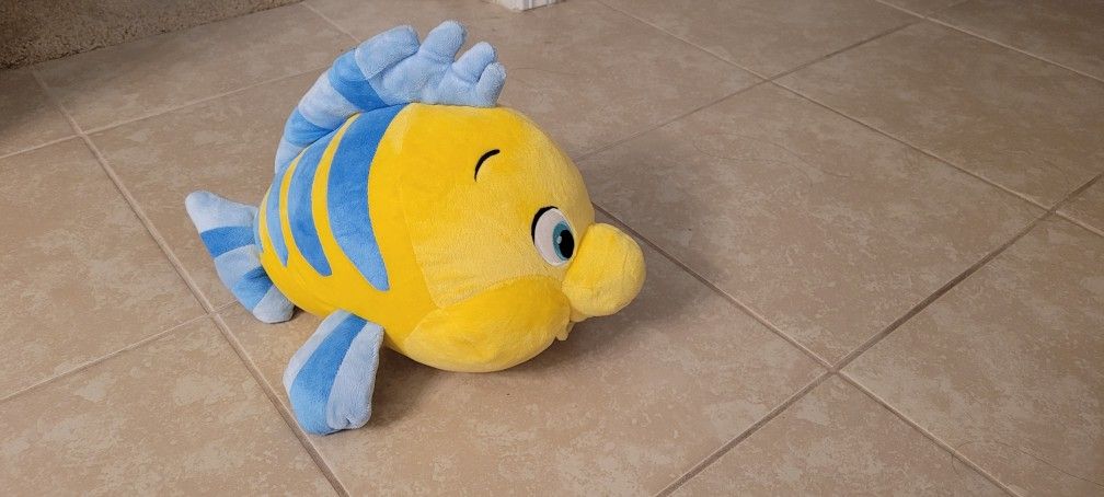 Disney Little Mermaid Flounder Plush