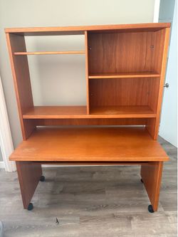 Computer Desk with Hutch – Good Condition –