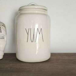 Rae Dunn Yum Canister 
