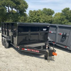14 Ft High Sides Dump Trailer