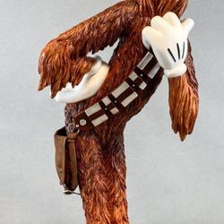 New RARE Disney Goofy as Chewbacca Big Fig 19" Figure (Star Wars Weekend) 2009