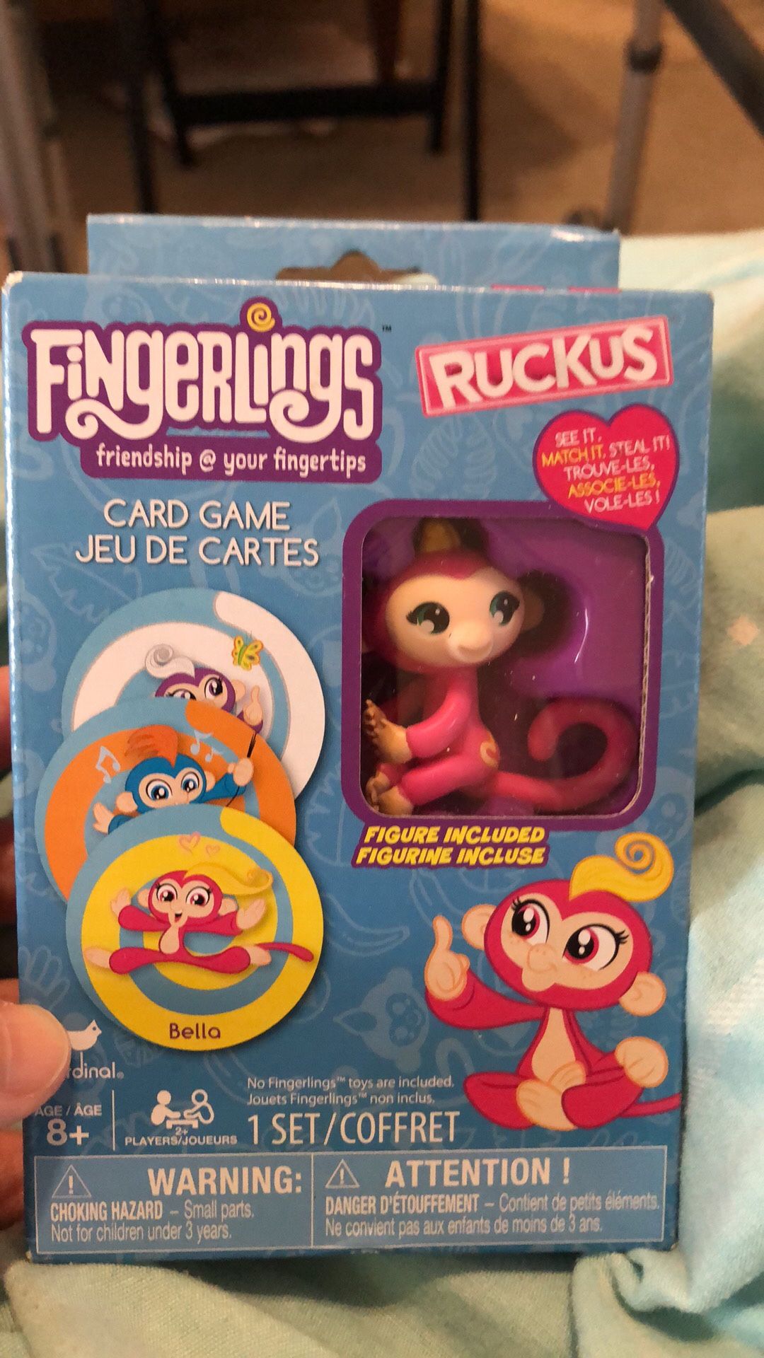 FINGERLINGS CARD GAME W FIGURE