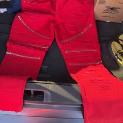 Red pants