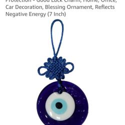 Glass Evil Eye Protection Amulet For Home, Office Or Car $10.00. Pick-up In Aurora.