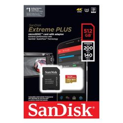 SanDisk EXTREME PLUS 512GB MicroSDXC 