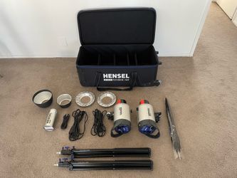 Hensel Integra 2 light Kit w/case and lot of extras