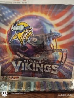 Minnesota Vikings diamond painting complete kit