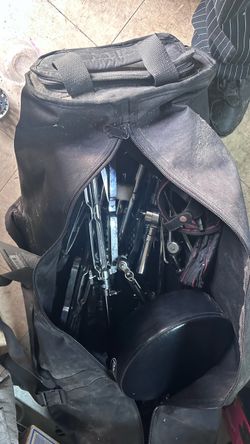 Pulse drum set with all of the storage bags