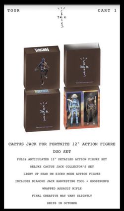 Travis scott action figure fort nite