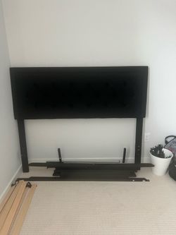 Black queen headboard
