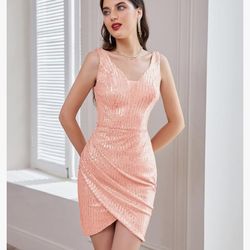 Try on/Returnable Sequined Dress -Small