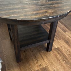 Rustic brown table 41x41