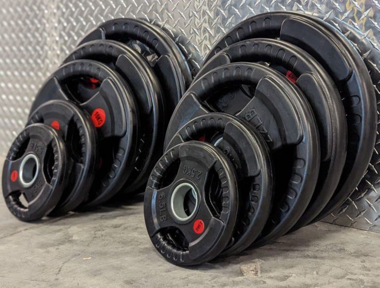New Olympic Rubber Plates Weights Add Olympic Bar Olympic Barbell