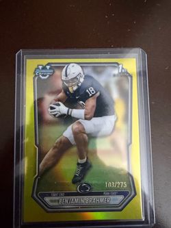 Benjamin Brahmer Bowman Chrome U 1st Gold Refractor /275