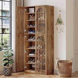 Tall Shoe Storage Cabinet