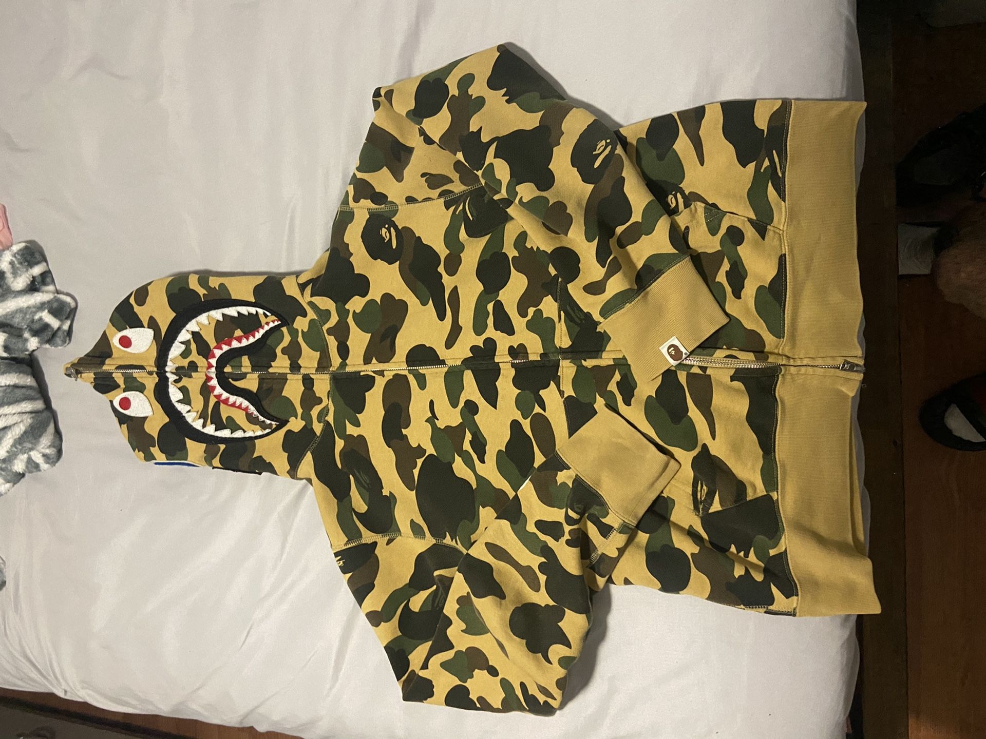 Bape First Color camp shark zip up . Size Medium