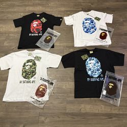 Bundle of 4 Bape shirts 