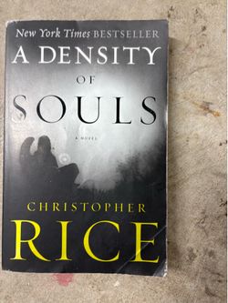 Talk Miramax Books A Density of Souls Christopher Rice Paperback 1st Ed 2000