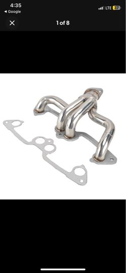 Stainless Steel Manifold Header w/ Gasket FOR Jeep Wrangler 2.5L L4 1(contact info removed)