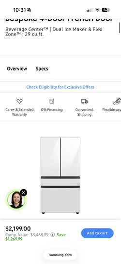 Samsung Bespoke 4 Door Refrigerator And Ice Maker