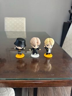 BTS McDonald's Collaboration Mini Figures Set of 3
