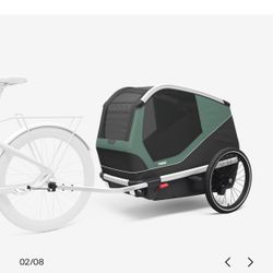 NEW IN BOX Thule Bexey Dog Bike Trailer - Large (Hazy Green)