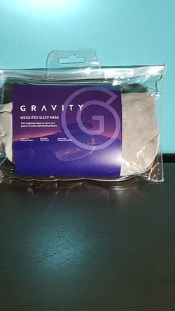 NEW-Gravity Weighted Sleep Mask‐ New Never Used