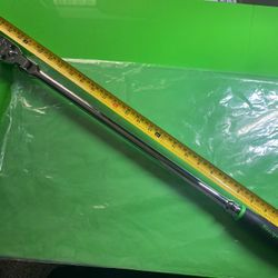 Snap On 1/2 Drive Soft Grip Long Handle Flex-Head USA SHLF80AG