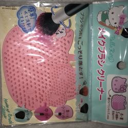 Silicone Hello Kitty Face Makeup Brush Cleaner 