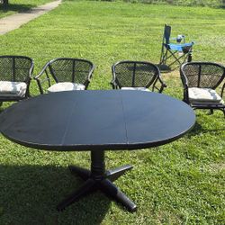 Table and 4 chairs