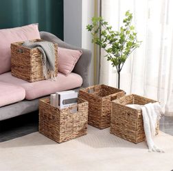 JCLD&Y09-12x12in Storage Baskets 4 Pcs