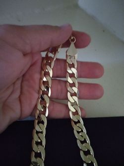 Gold Deep Plated Necklace Chain Jewelry